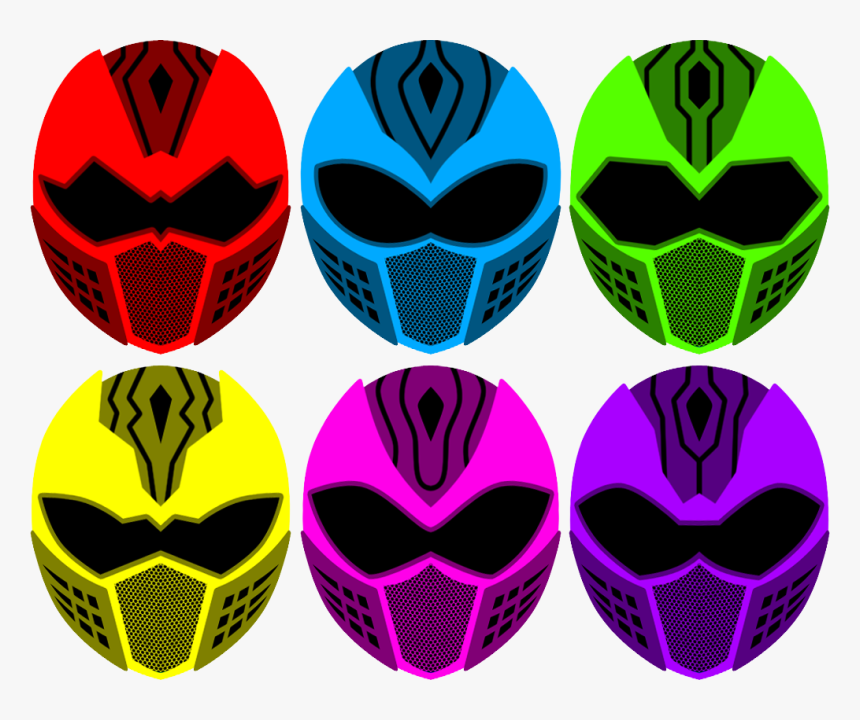 Transparent Ranger Clipart - Power Rangers Mask Drawing, HD Png Download, Free Download