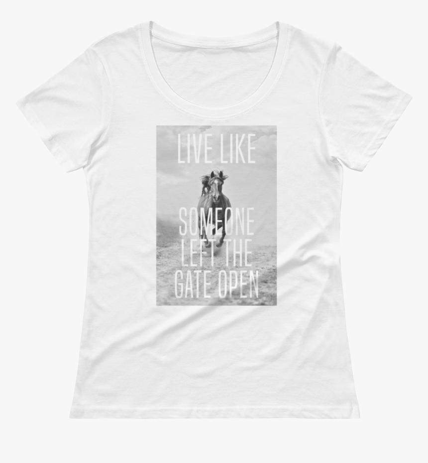 Live Like Someone Left The Gate Open Women"s White - Dalmatian, HD Png Download, Free Download