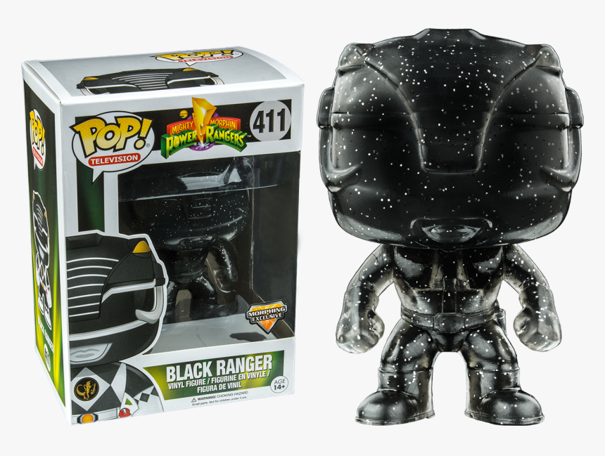 Black Ranger Morphing Us Exclusive Pop Vinyl Figure - Pop Vinyl Power Ranger, HD Png Download, Free Download