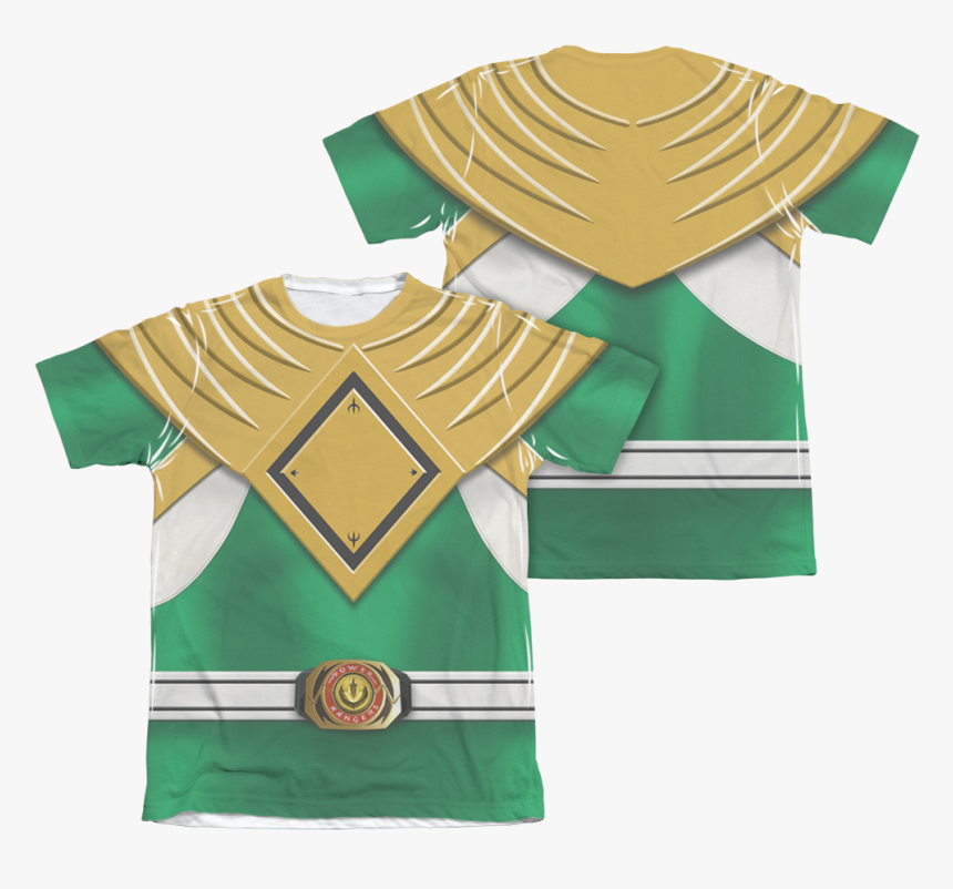 Green Power Rangers T Shirt, HD Png Download, Free Download