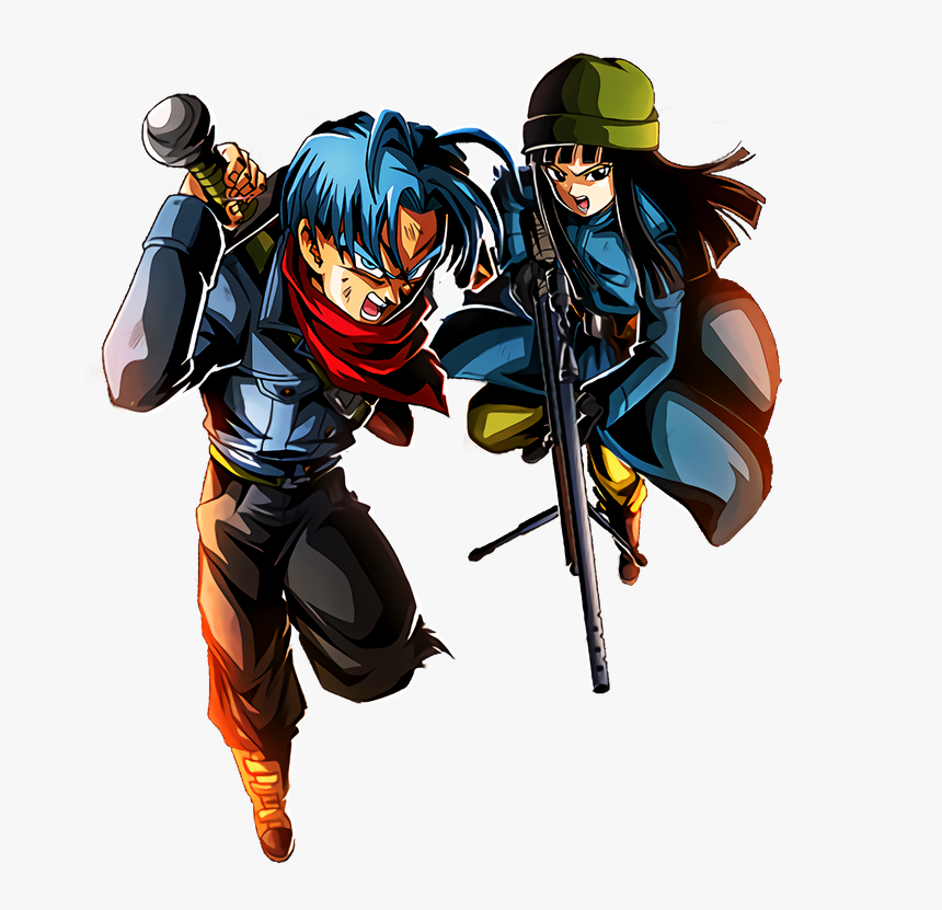 Trunks & Mai Character Hd Version - Dbz Dokkan Battle Trunks And Mai Lr, HD Png Download, Free Download