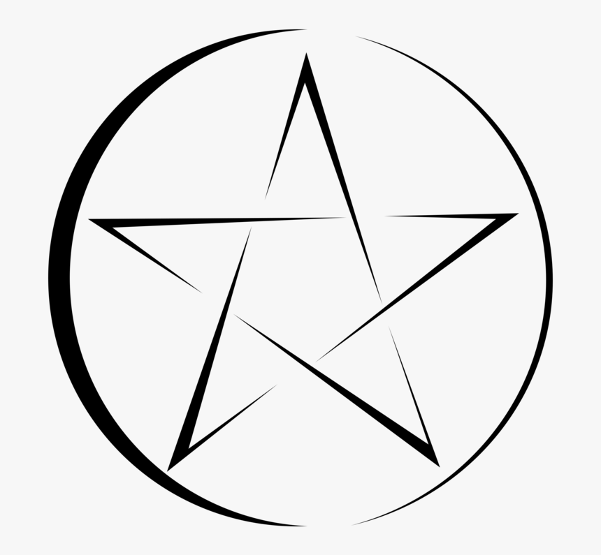 Pentagram Pentacle Drawing Symbol Wicca Cc0 - Transparent Pentagram, HD Png Download, Free Download