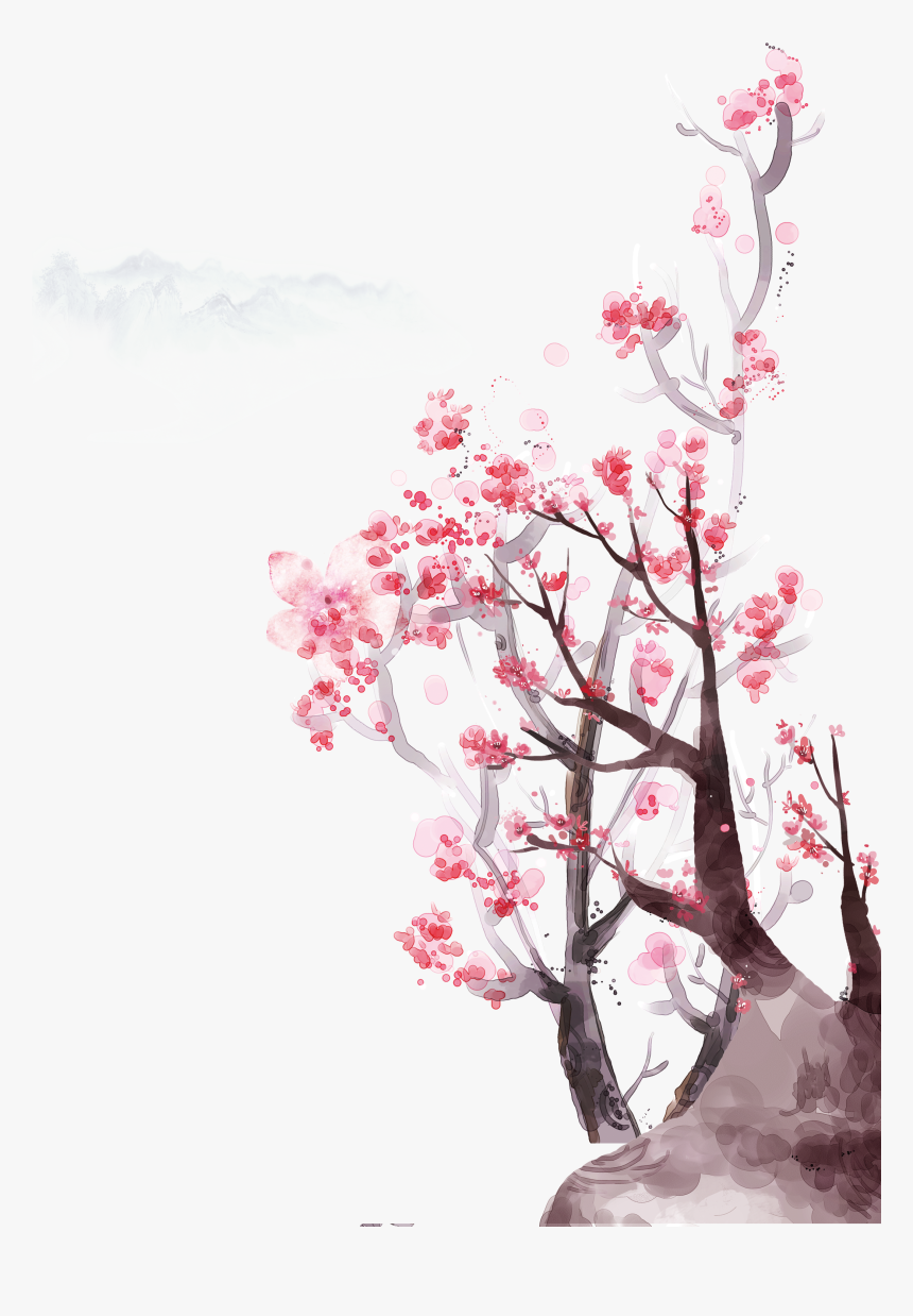 Transparent Cherry Blossom Png - Cherry Blossom Background Poster, Png Download, Free Download