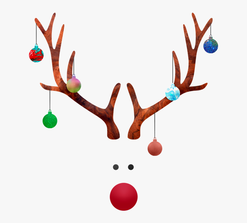 Reindeer, Rudolph, Winter, Advent, Xmas, Decoration - Names Of Santa's Reindeers All 12, HD Png Download, Free Download