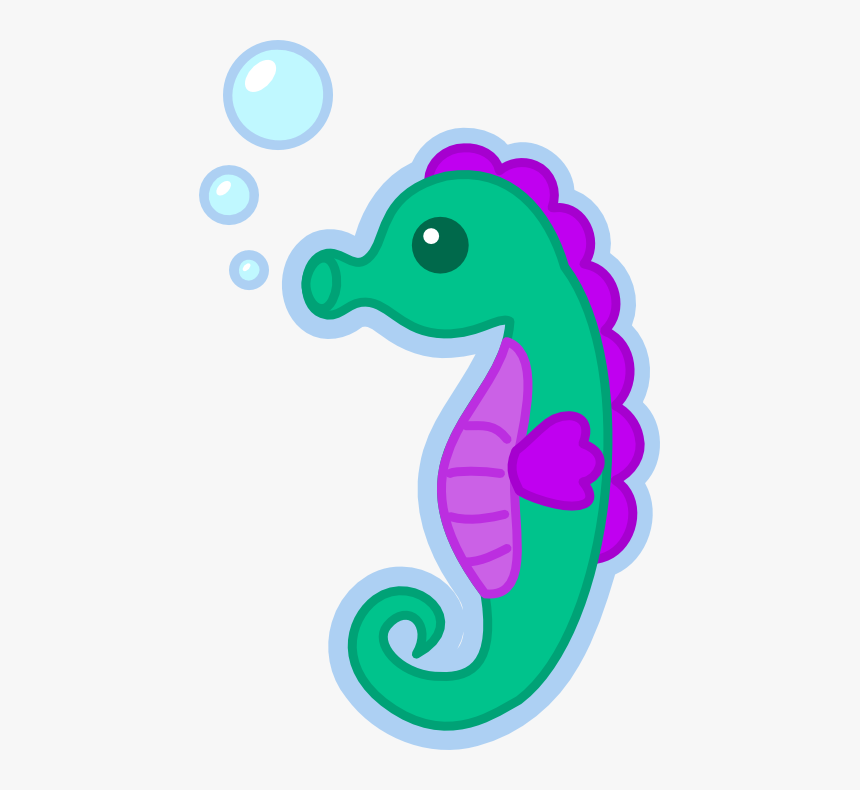 Sea Horse Cartoon Png, Transparent Png, Free Download