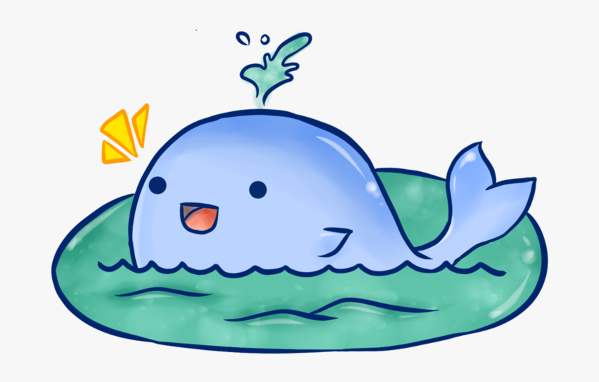 Cute Whale Transparent Background , Transparent Cartoons - Cartoon Whale Transparent Background, HD Png Download, Free Download