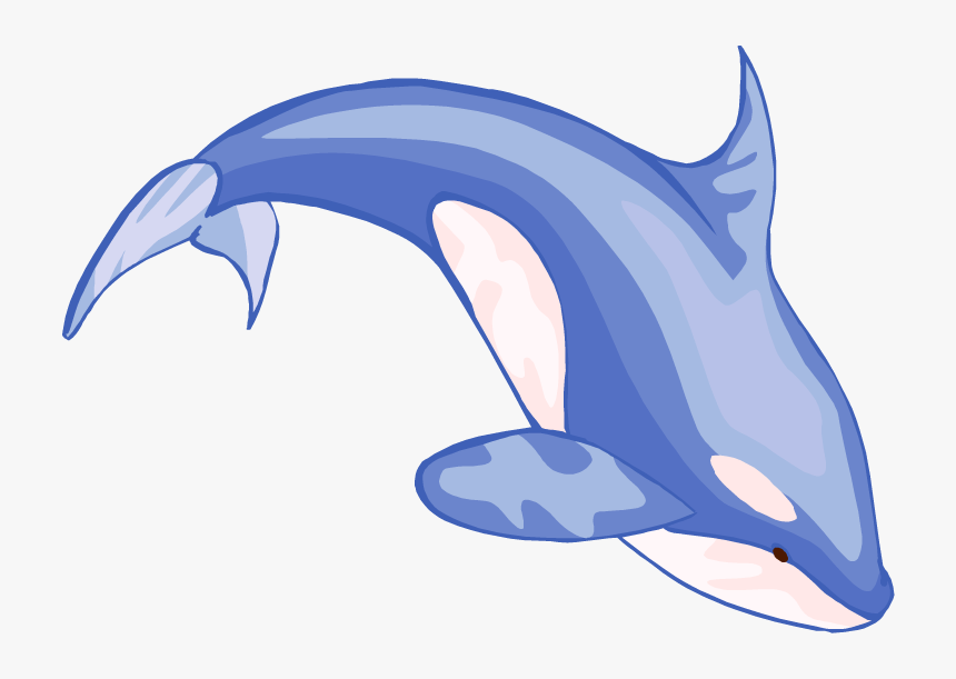 Free Whale Clipart - Vector Blue Whale Png, Transparent Png, Free Download