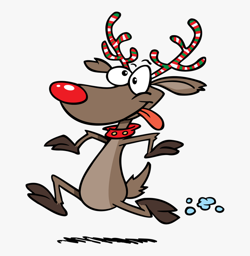 Picture - Rudolph The Red Nosed Reindeer Running, HD Png Download, Free Download