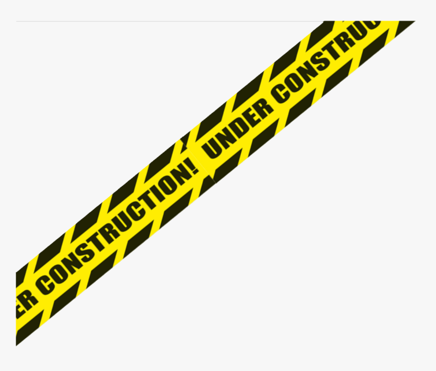 Adhesive Tape Architectural Engineering Barricade Tape - Under Construction Tape Png, Transparent Png, Free Download