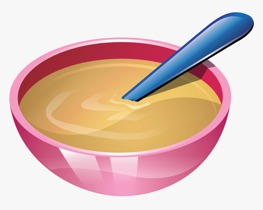 Clipart Soup In Pink Bowl Png Image - Transparent Bowl Of Soup, Png Download, Free Download