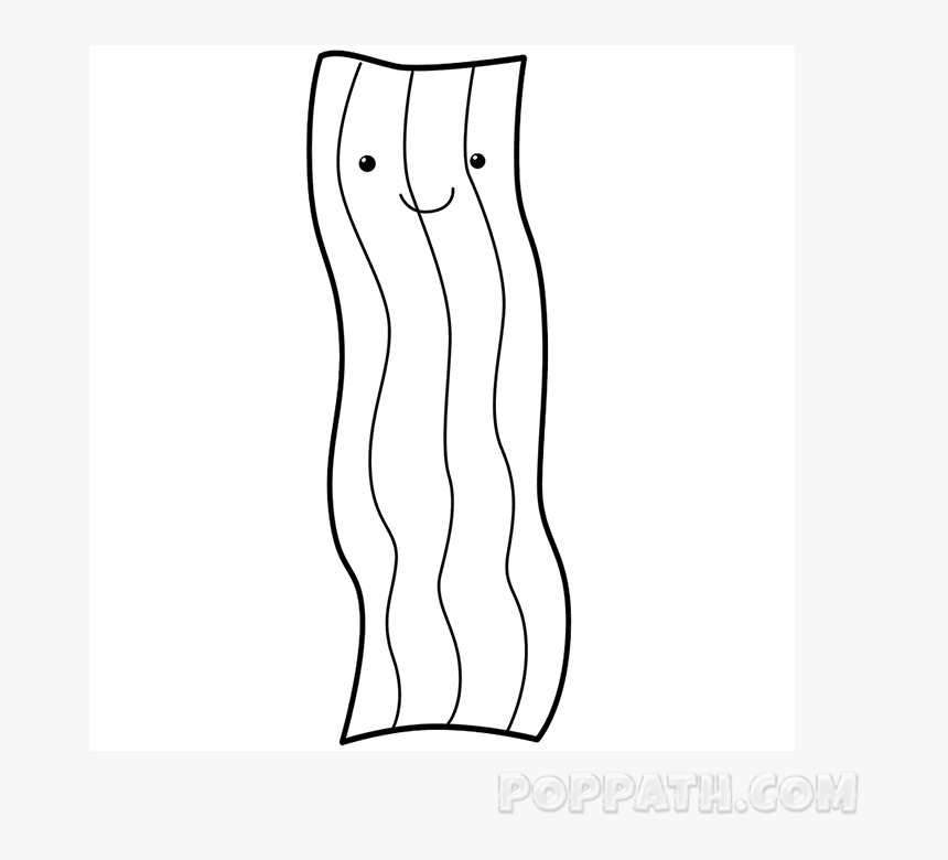 Draw Bacon Step By Step, HD Png Download, Free Download