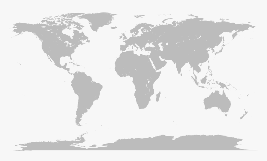 World Map Png - Map Of The World No Borders, Transparent Png, Free Download