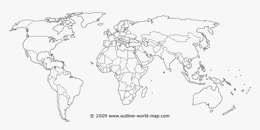 World Map Blank Outline Countries