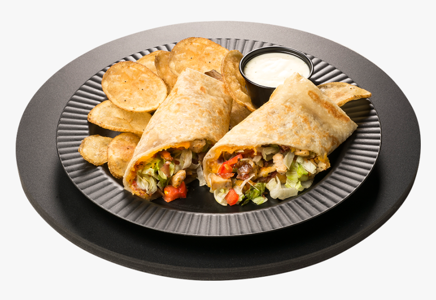 Chicken Bacon Ranch Wrap - Chicken Bacon Ranch Wrap Pizza Ranch, HD Png Download, Free Download