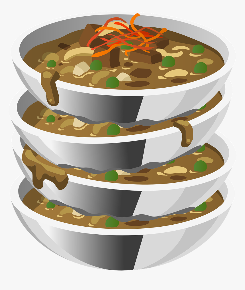 Soup Bowl Stacked Free Picture - ชาม ก๋วยเตี๋ยว ซ้อน กัน, HD Png Download, Free Download