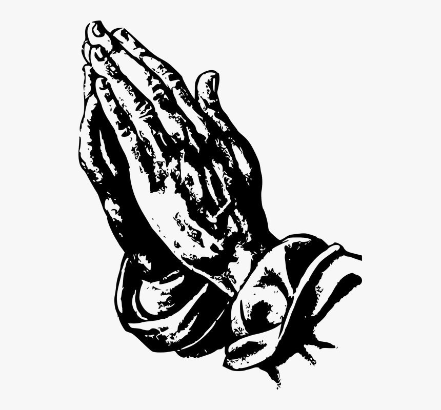Transparent Background Prayer Hand Png, Png Download, Free Download