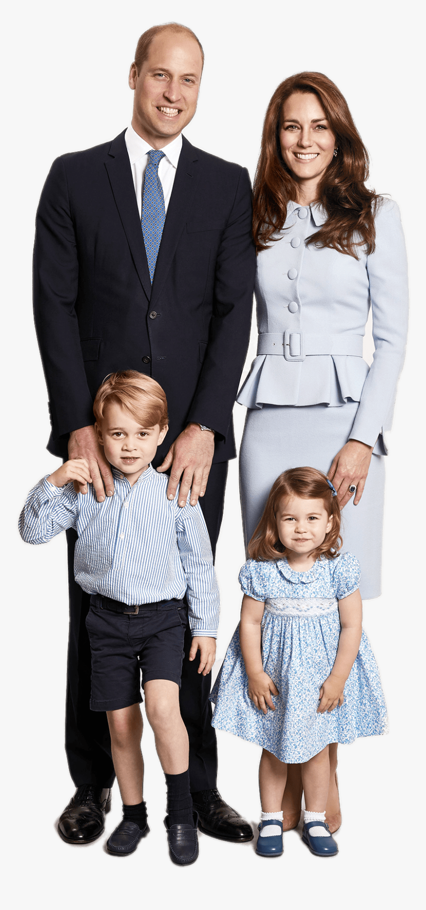 Prince William And Catherine Family Photo - Duchess Of Cambridge Family, HD Png Download, Free Download