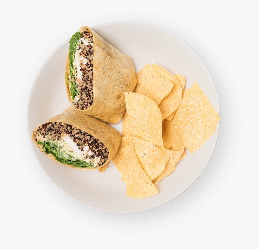 Caesar Wrap With Chicken - Crazy Bowls And Wraps Pesto Wrap, HD Png Download, Free Download