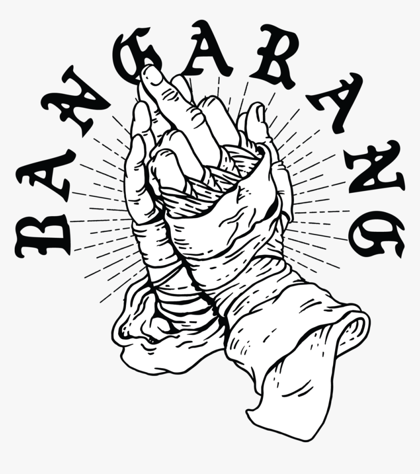 Tattoo No Illustration Struggle Hands Progress Praying - Praying Hands Tattoo Illustration, HD Png Download, Free Download