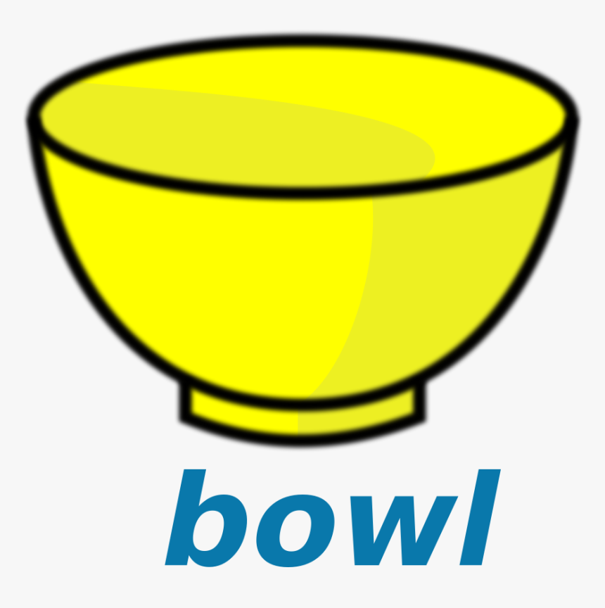 Soup Bowl Clipart Black And White , Png Download - Bowl Clipart, Transparent Png, Free Download