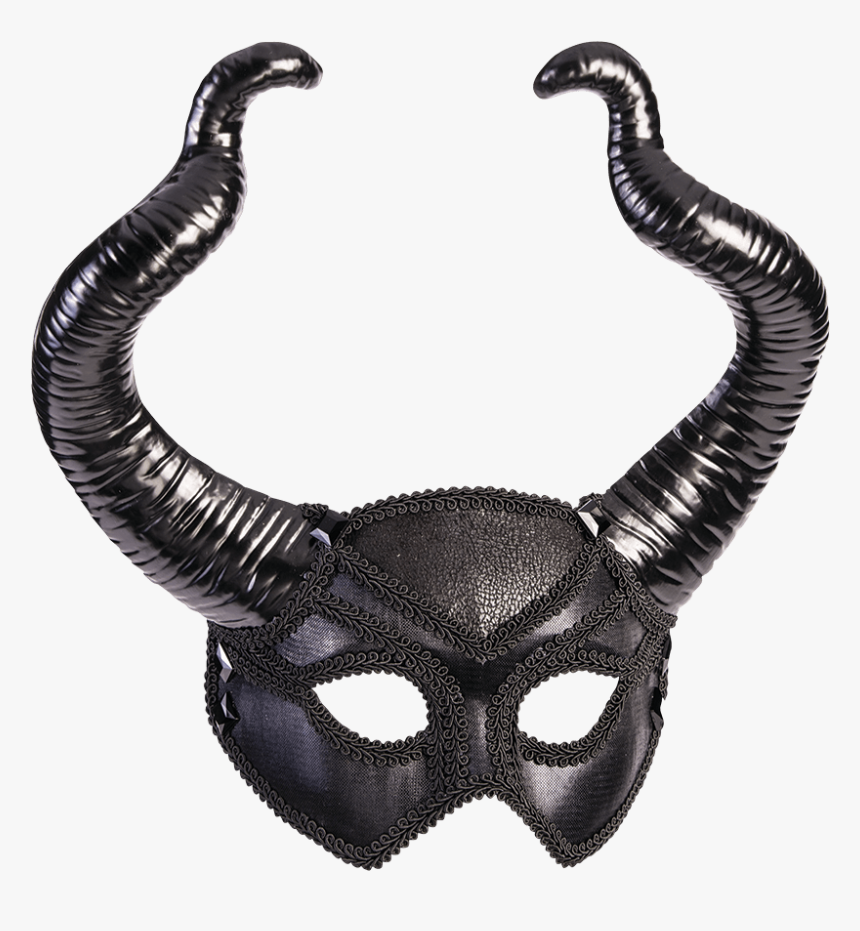 Dark Forest Faun Mask - Masquerade Mask With Horns, HD Png Download, Free Download