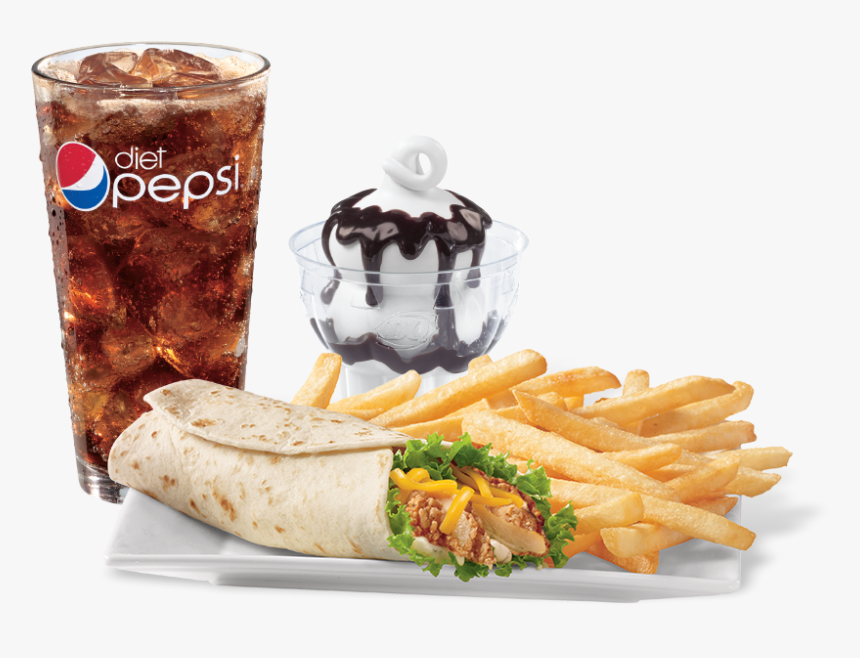 Dairy Queen Chicken Wrap Meal, HD Png Download, Free Download