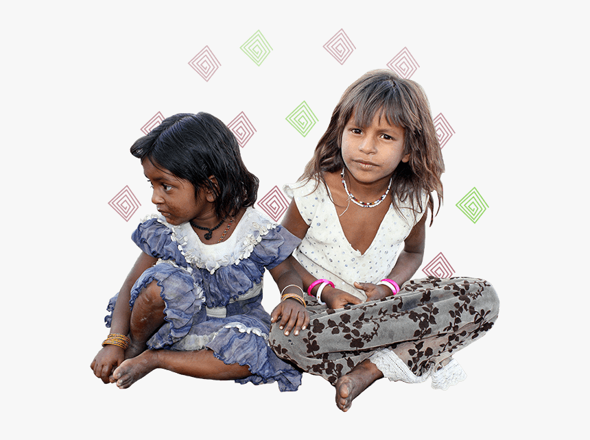 Indian Girls - Indian People Sitting Png, Transparent Png, Free Download