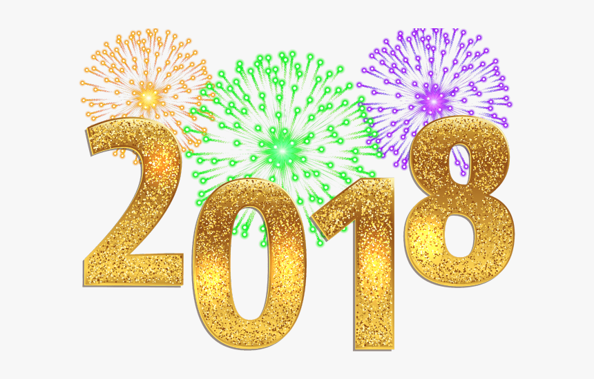 Happy New Year Png Transparent Images - Happy New Year 2018 Png, Png Download, Free Download