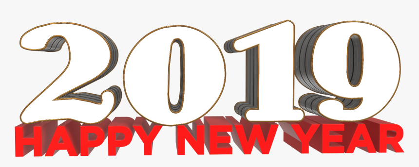 Download Free Happy New Year Png Files - Calligraphy, Transparent Png, Free Download