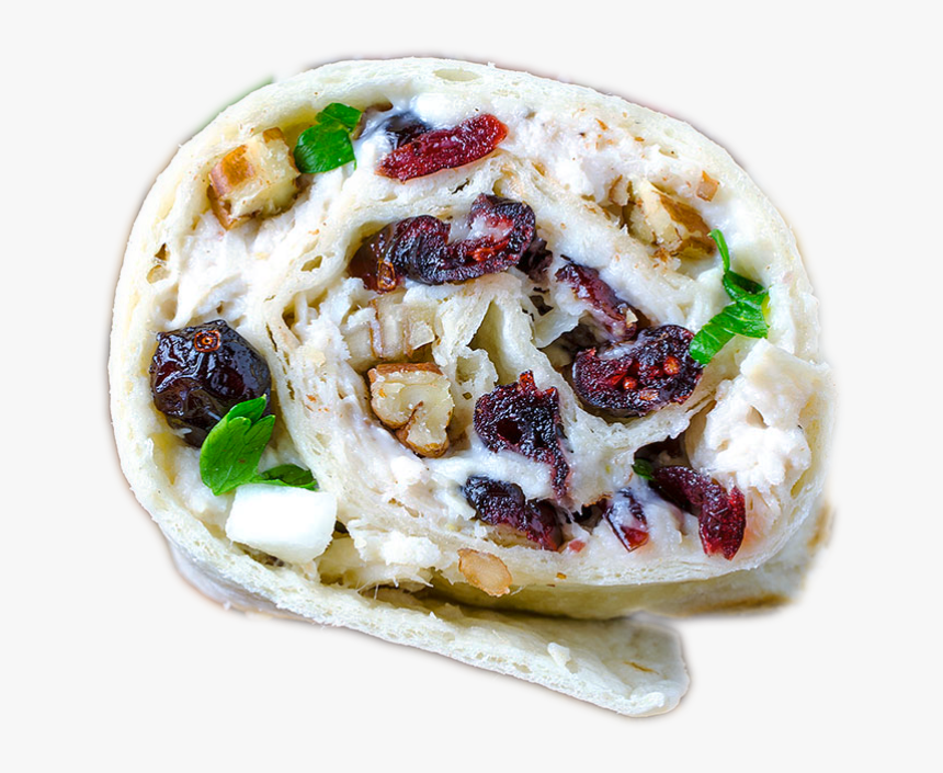 Chicken Cranberry Pecan Salad Wraps, HD Png Download, Free Download