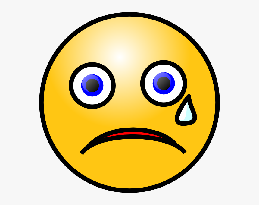 Sad Face Gif Clipart, HD Png Download - kindpng