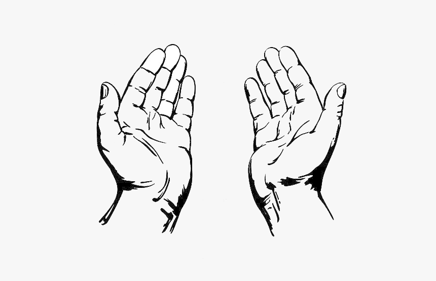 Praying Hands Ceyaxi Hol Es Clip Art Free Transparent - Hands Of God Drawing, HD Png Download, Free Download
