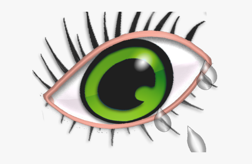 Crying Clipart Dry Eye - Close-up, HD Png Download, Free Download