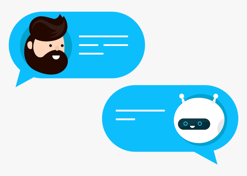 Transparent Conversation Between Two People Clipart - Chatbot Hr, HD Png Download, Free Download