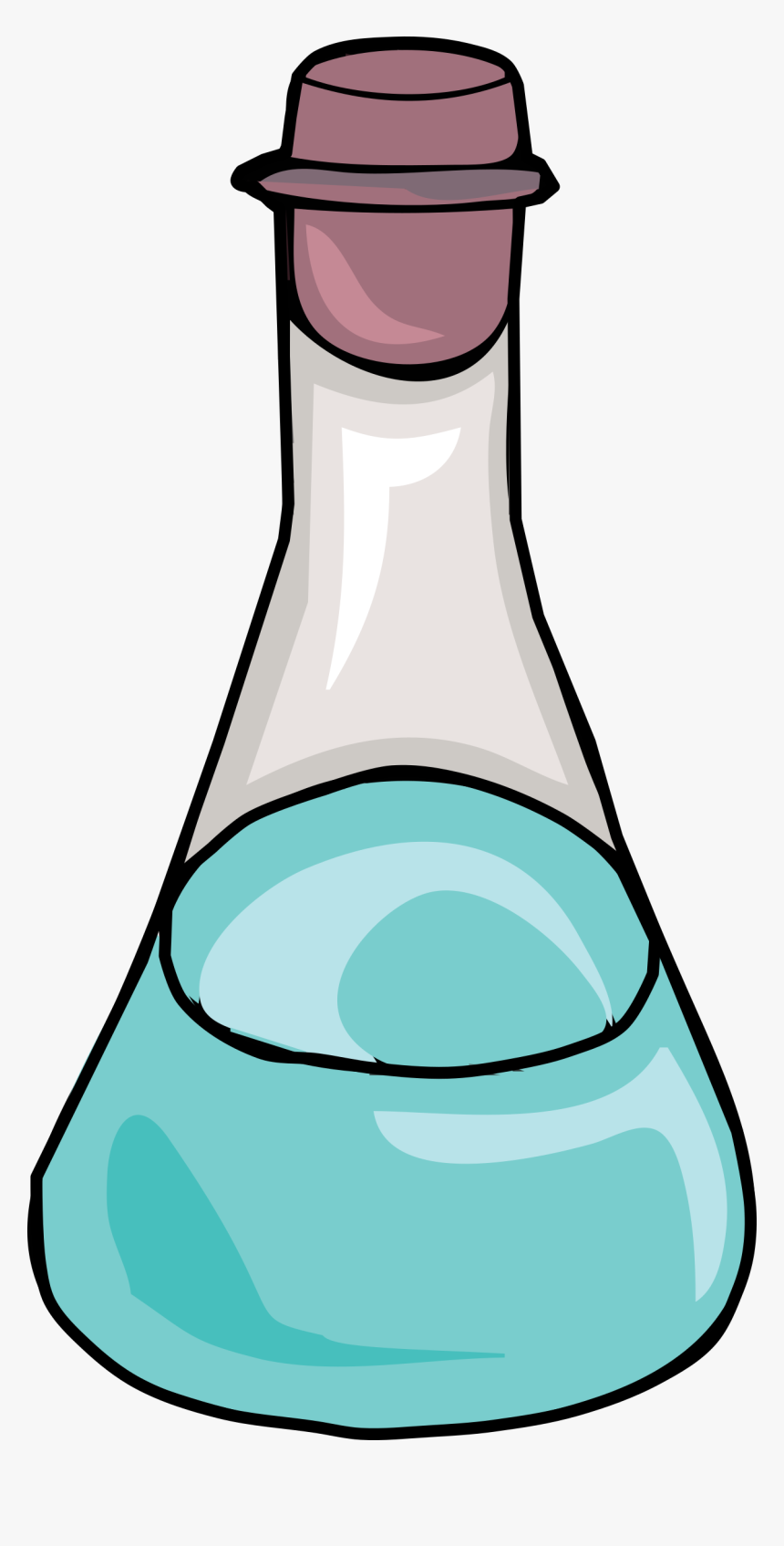 This Free Icons Png Design Of Science Flask Pluspng - Clipart Science Potion Bottles, Transparent Png, Free Download