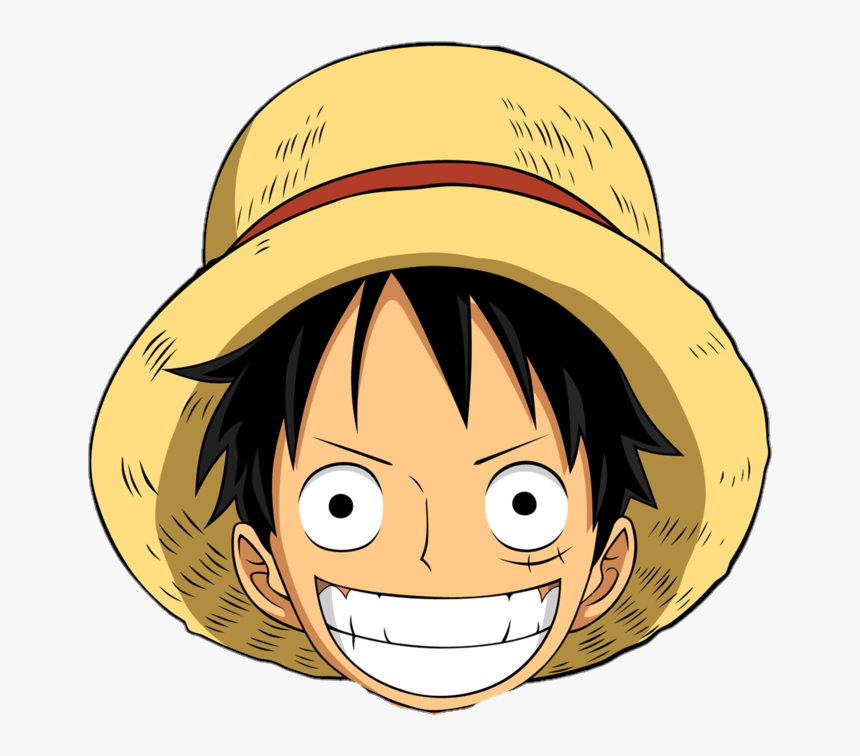 Download Kepala Anime One Piece Png - Kepala Luffy One Piece, Transparent Png, Free Download