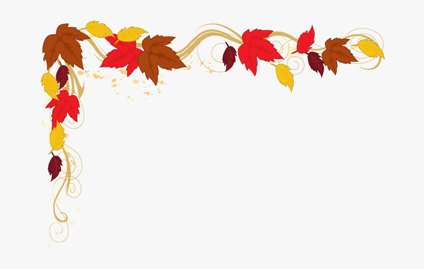 Fall Clipart Divider Autumn Leaves Border Png Transparent Png Kindpng ...