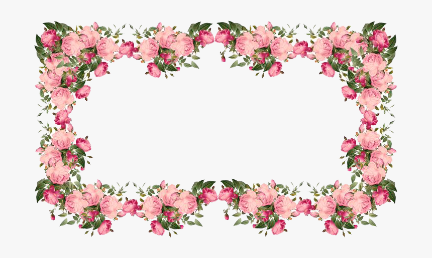 Transparent Background Transparent Flower Border, HD Png Download, Free Download