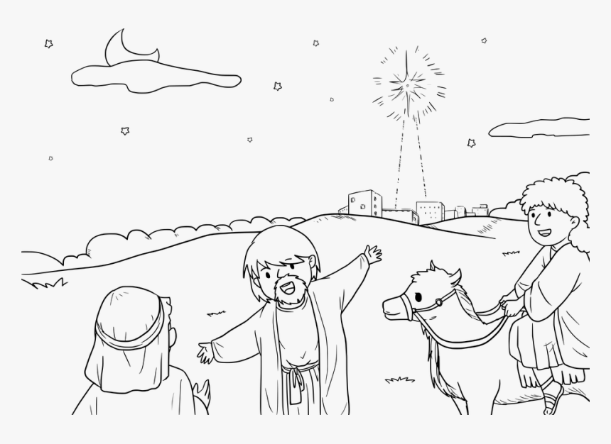 Bible, Storying, Ccx, Tan Chen Chen, Magi, Wise Men - Line Art, HD Png Download, Free Download