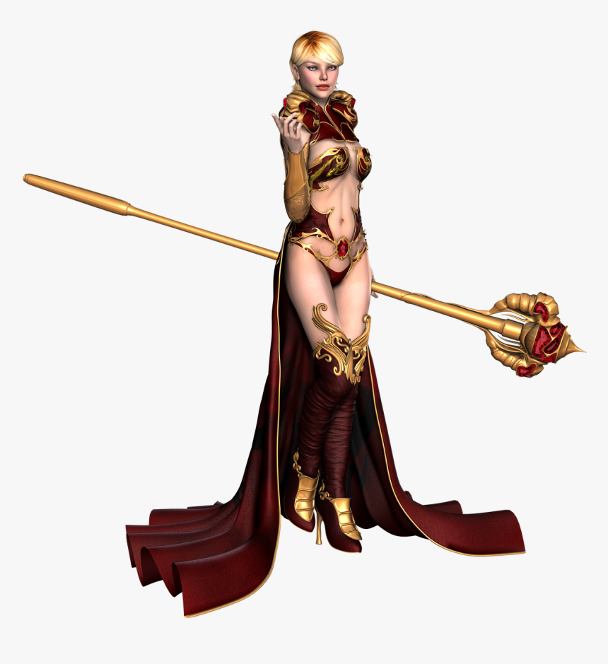 Female Fantasy Medieval Warrior, HD Png Download, Free Download