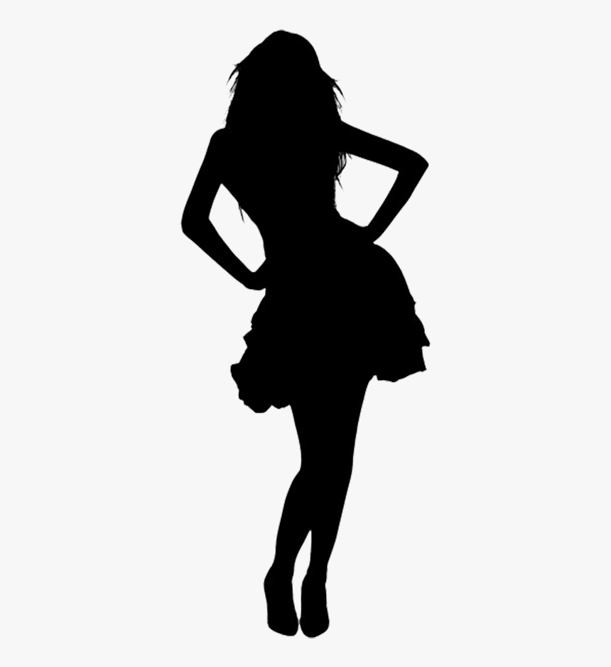 Female Silhouette - Woman Silhouette Png, Transparent Png, Free Download