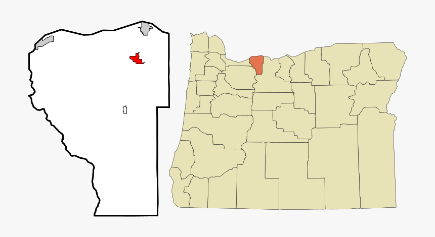 Hood River County Oregon Incorporated And Unincorporated - Oregon, HD Png Download, Free Download