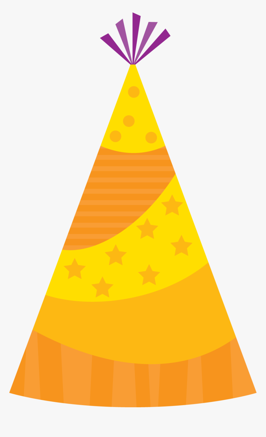 Birthday Hat Clipart Png Image - Yellow Party Hat Png, Transparent Png, Free Download