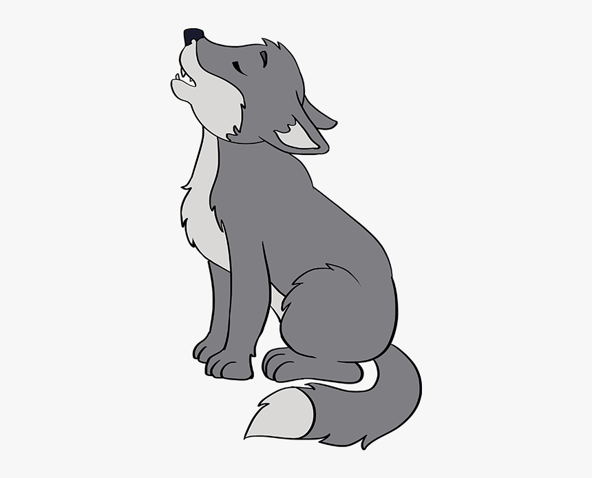 How To Draw Baby Wolf - Draw A Baby Wolf, HD Png Download, Free Download