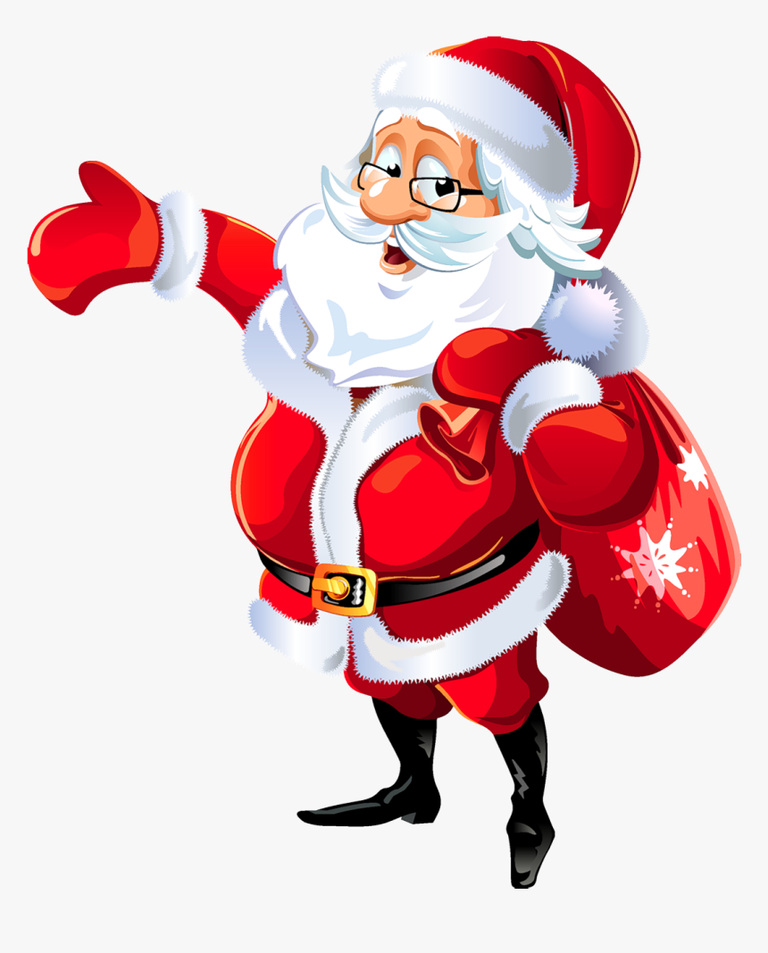 Mr Clipart Mrs Santa Claus - Merry Christmas Santa Png, Transparent Png, Free Download