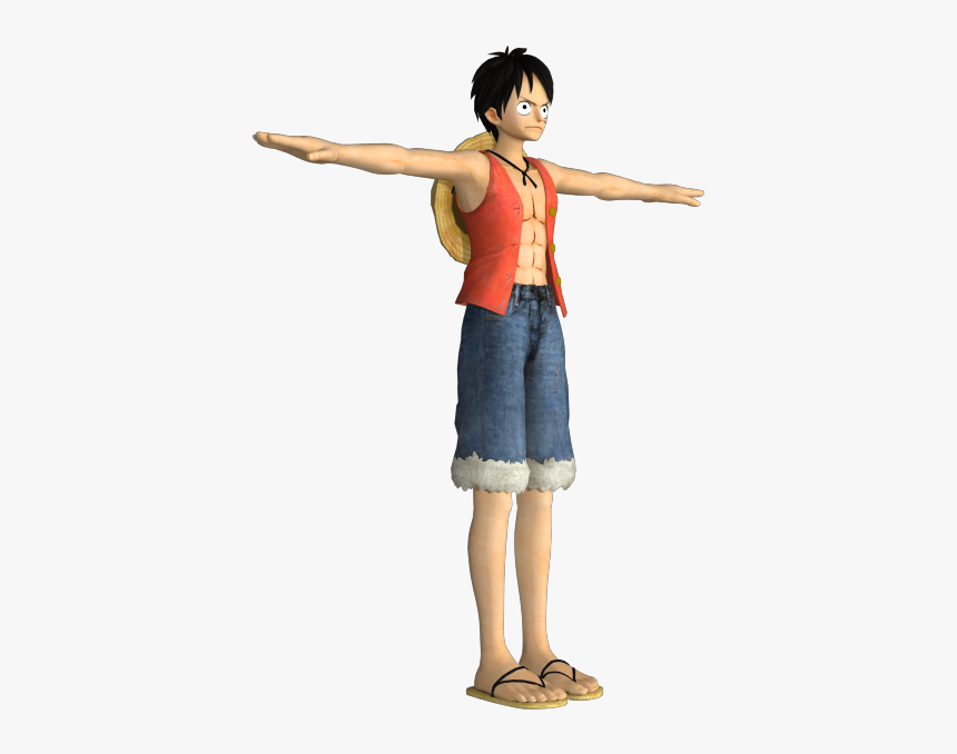 One Piece Luffy Png - Standing, Transparent Png, Free Download