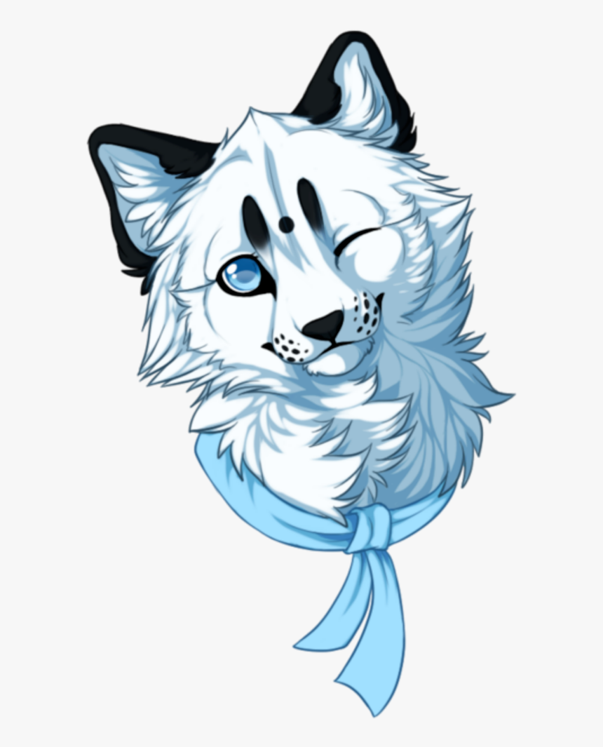 #kawaii #blue #wolf #wolfs #baby - Blue Wolf Kawaii, HD Png Download, Free Download