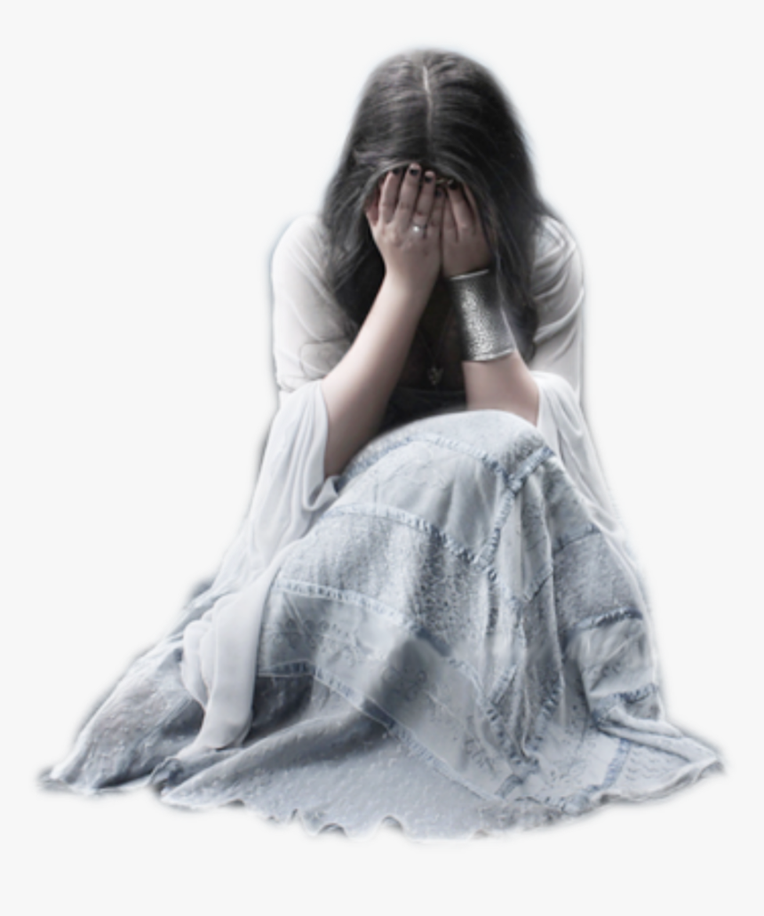 Sad Png Woman - Sad Girl Png Hd, Transparent Png, Free Download