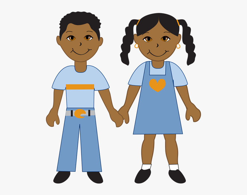 Twins Clipart African American Baby - African American Girl Clipart, HD Png Download, Free Download