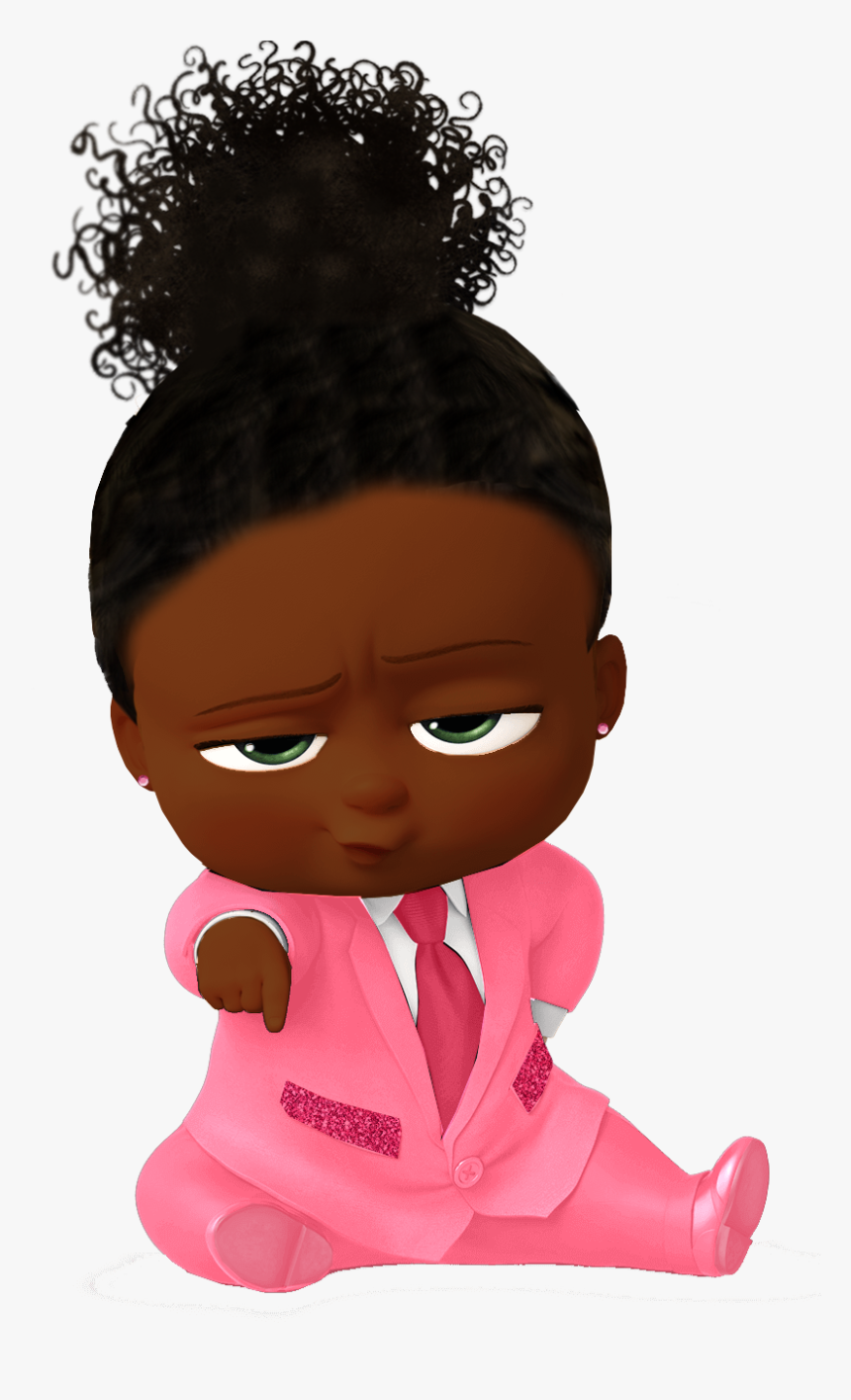 Black Girl Boss Baby , Png Download - African American Girl Baby Boss Clipart, Transparent Png, Free Download